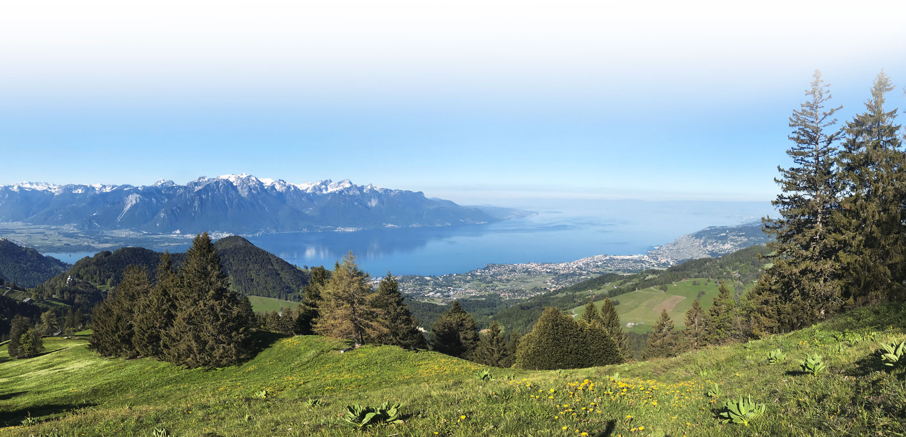 View of Geneva Lake from Blonay